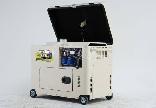 张金镇科克8kw小型柴油发电机组